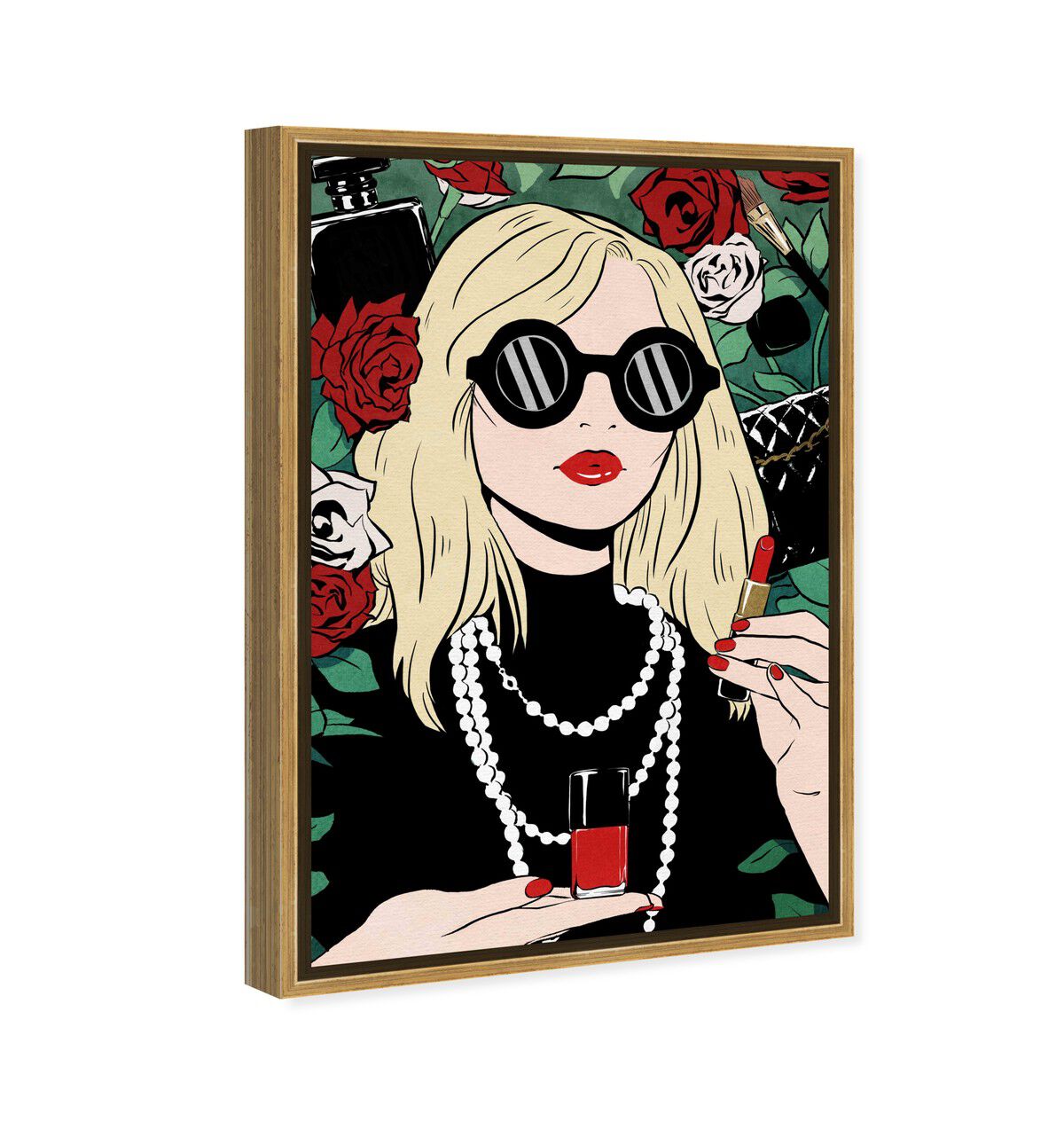 36x54/Framed Canvas/PSGLD