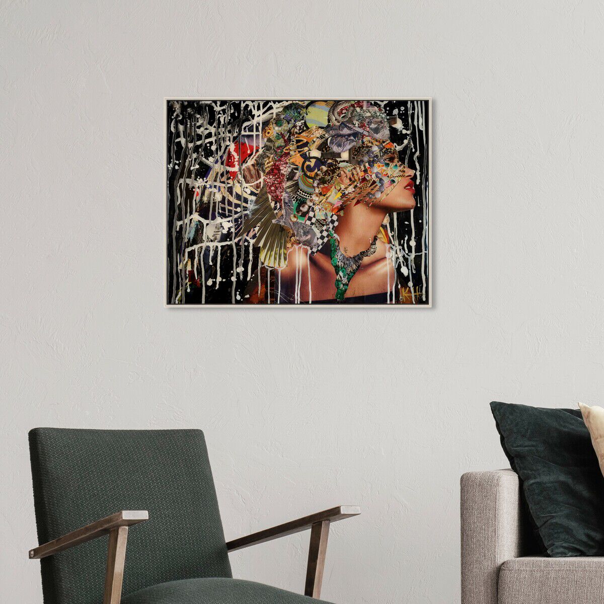 54x36/Framed Canvas/CFL