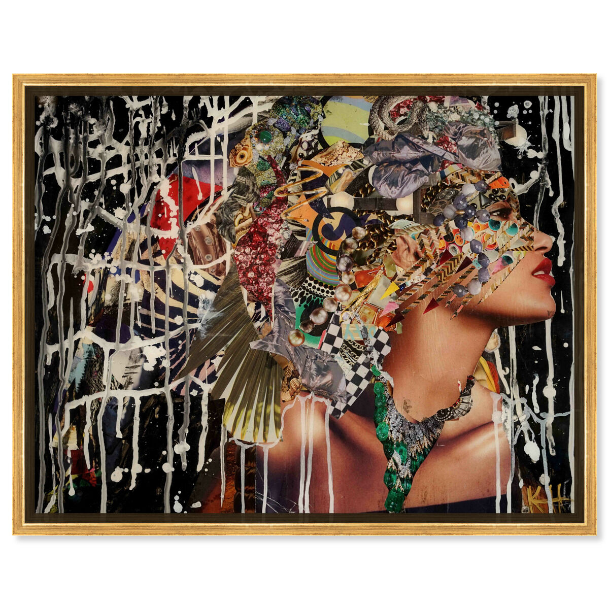 54x36/Framed Canvas/PSGLD