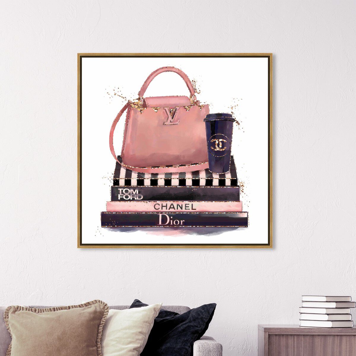 40x40/Framed Canvas/PSGLD