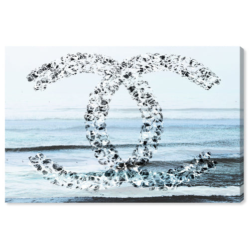 Coco Blinded Love Blue | Fashion Wall Art | Oliver Gal