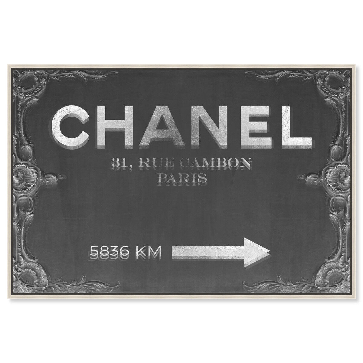 54x36/Framed Canvas/CFL