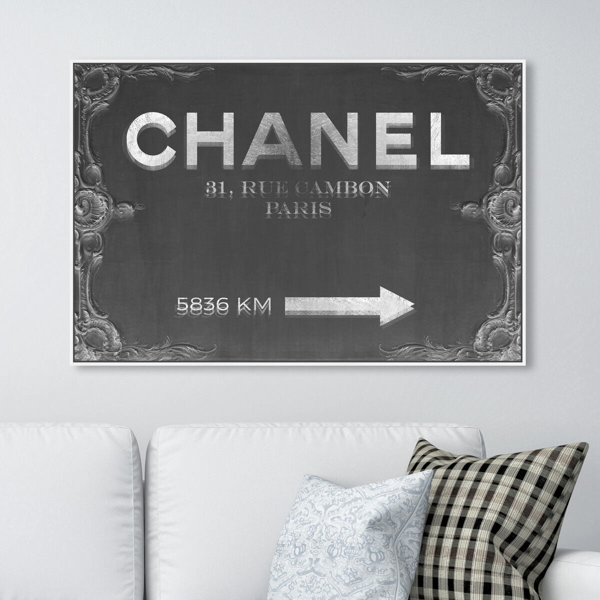 54x36/Framed Canvas/WFL