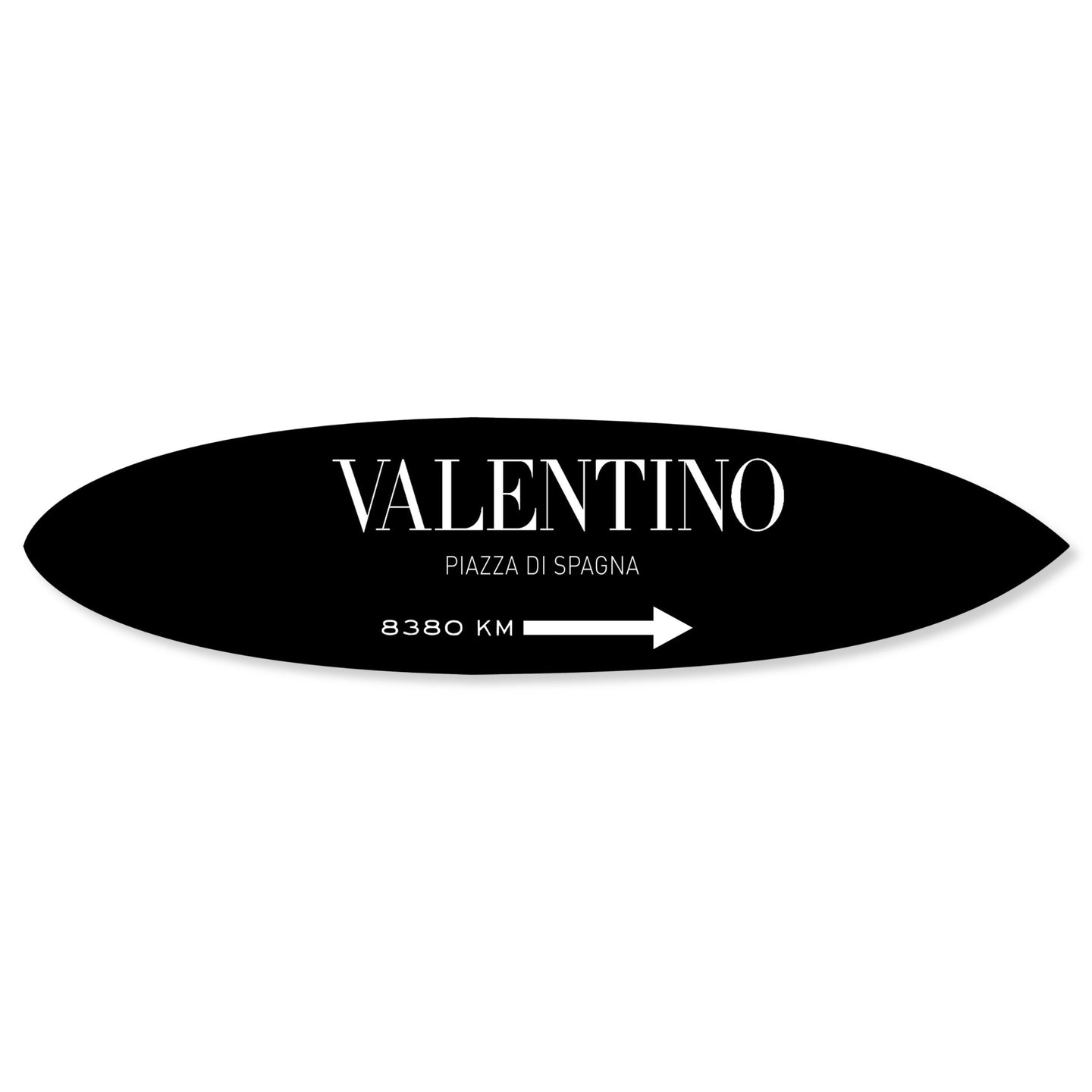 Piazza Surf Board BW