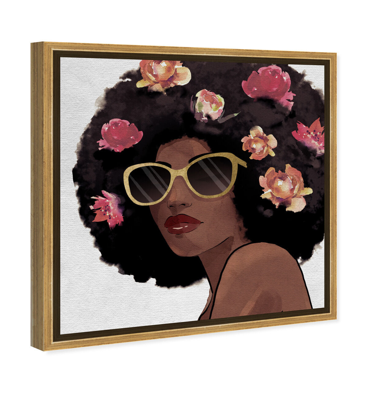 40x40/Framed Canvas/PSGLD