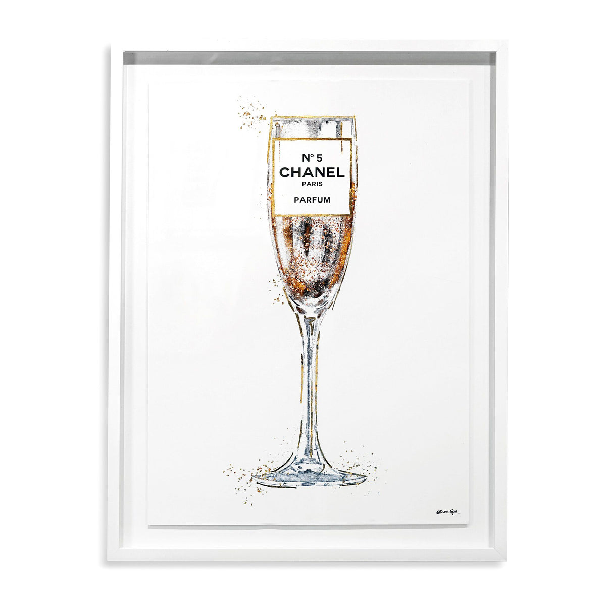 Glam Bubbly Champagne Perfume White | The Oliver Gal Exclusive