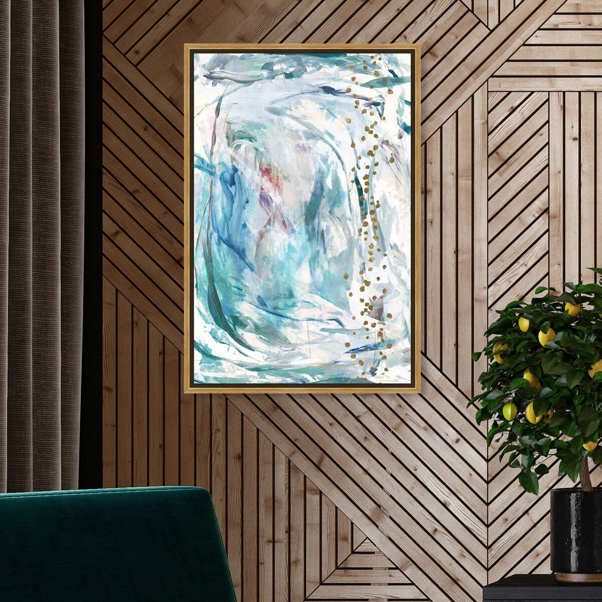 36x54/Framed Canvas/PSGLD