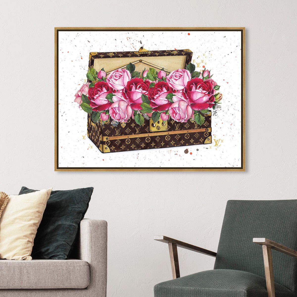 54x36/Framed Canvas/PSGLD
