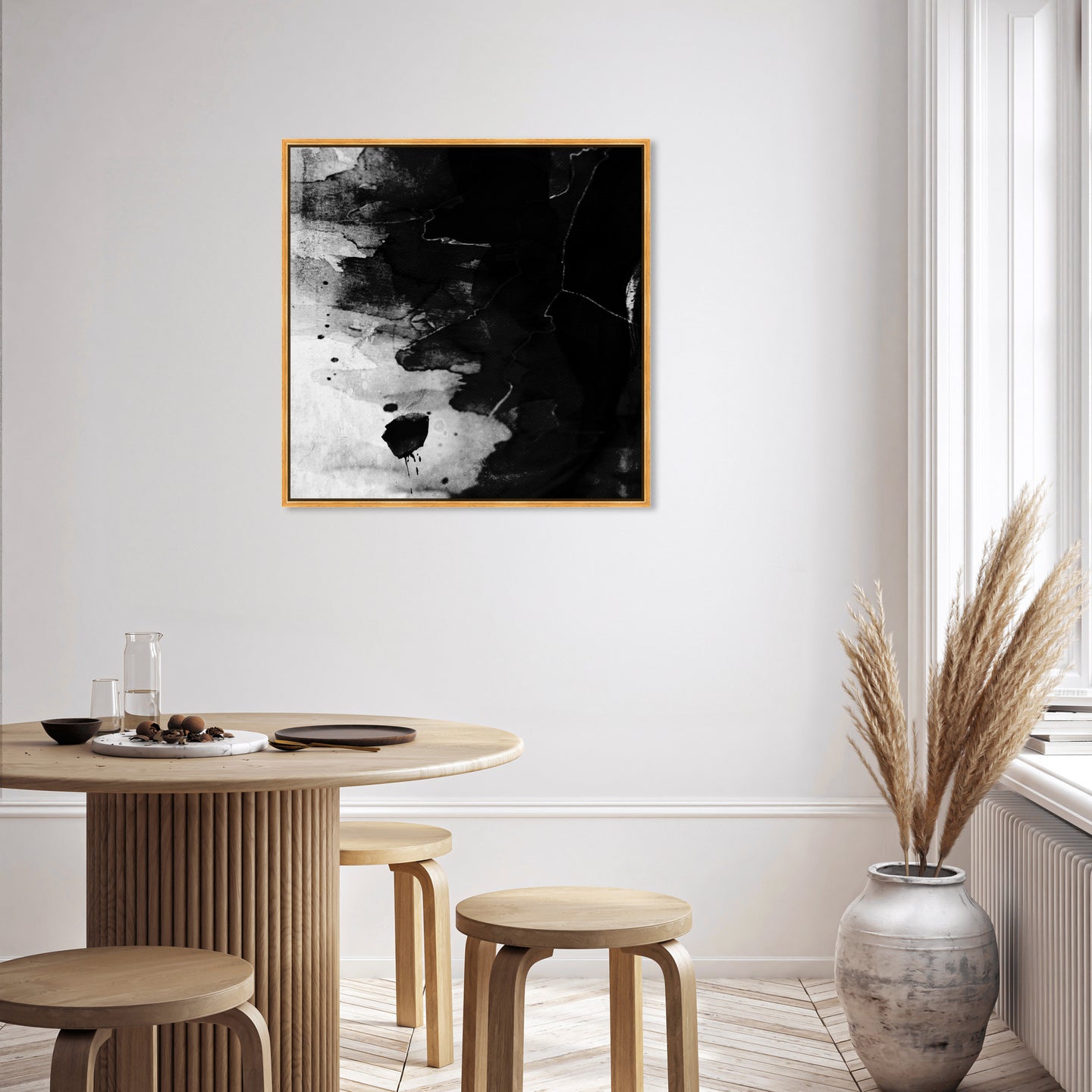 40x40/Museum Grade Canvas/PSGLD/Black Paint