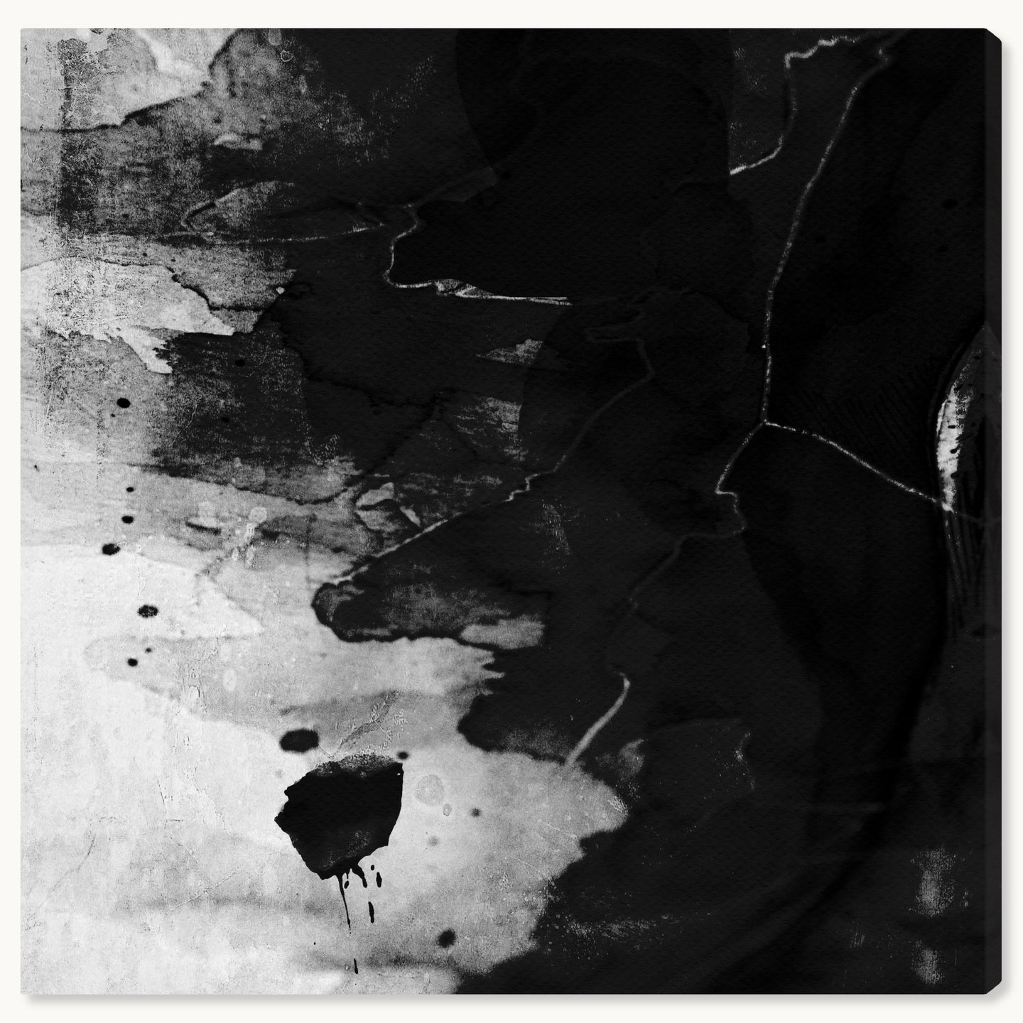 40x40/Museum Grade Canvas/XHD/Black Paint