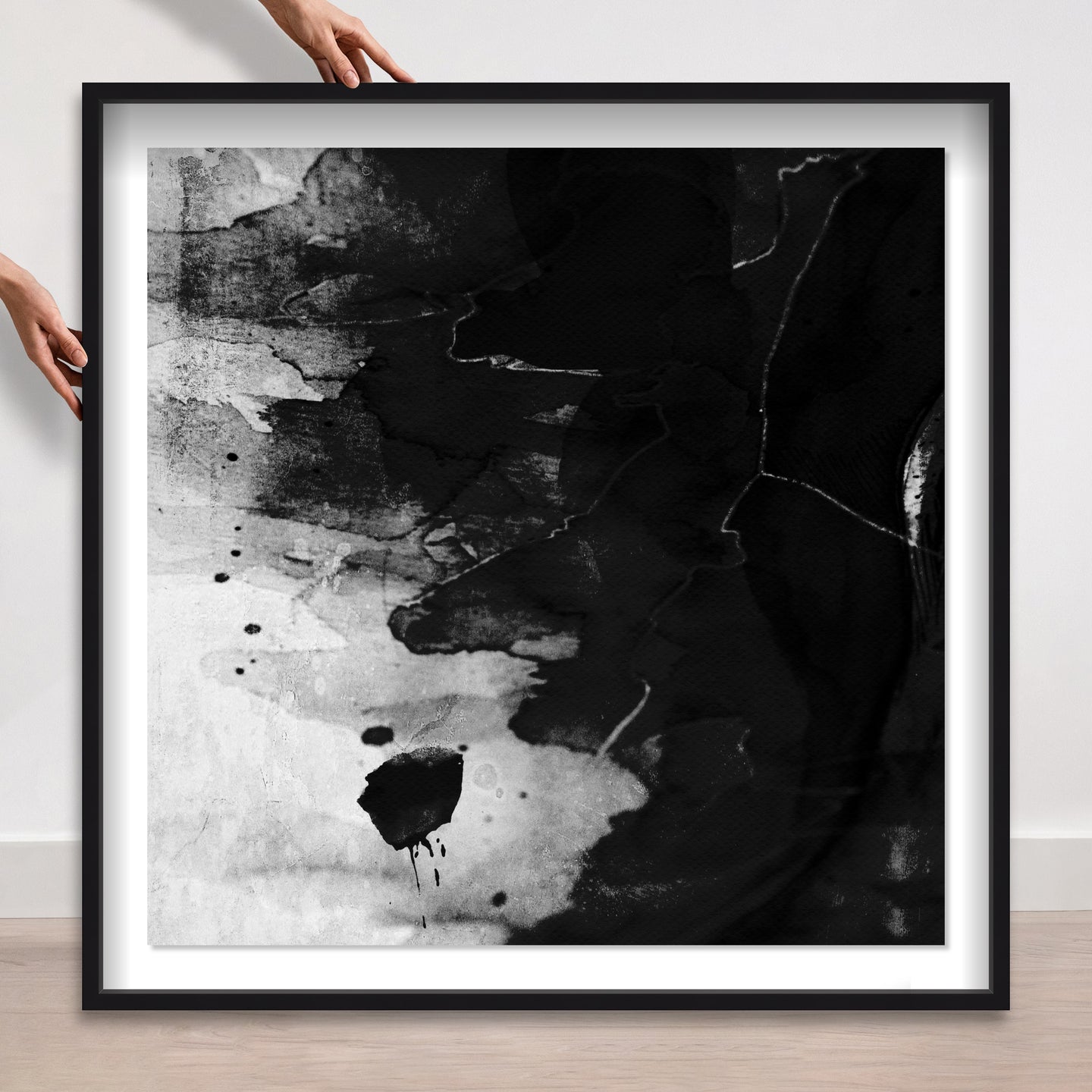 40x40/Shadowbox/SBB/Black Paint