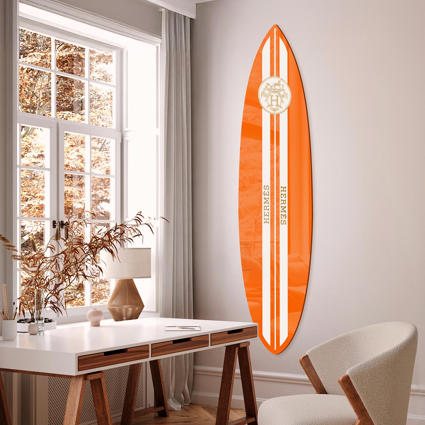 French Surfboard Flat II | Wall Art by Oliver Gal
