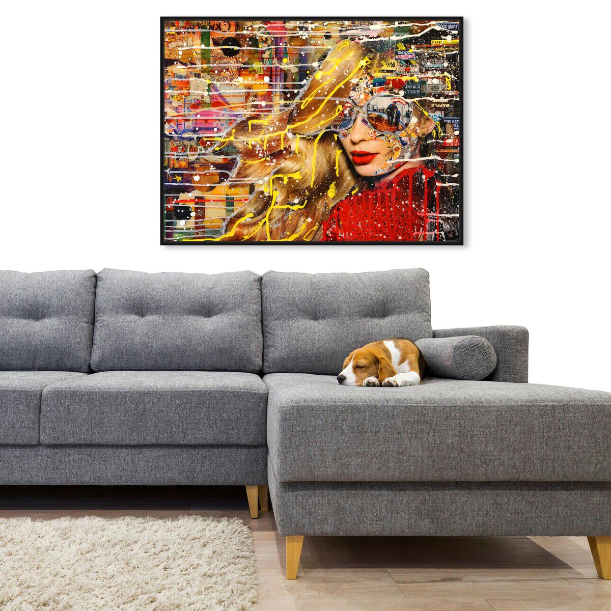 54x36/Framed Canvas/BFL