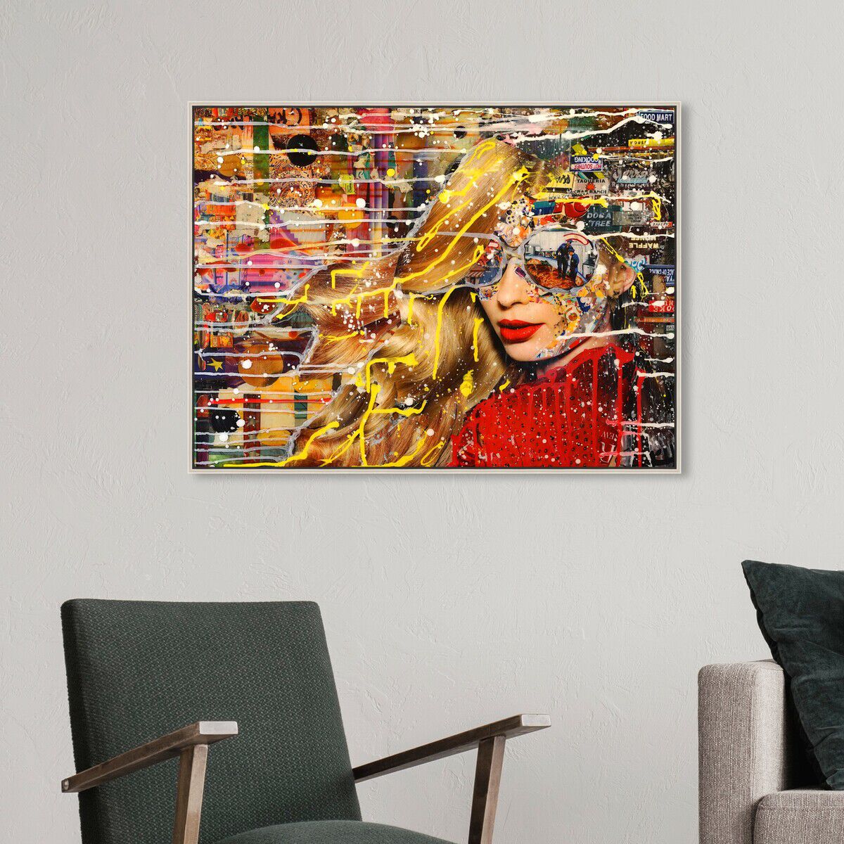 54x36/Framed Canvas/CFL