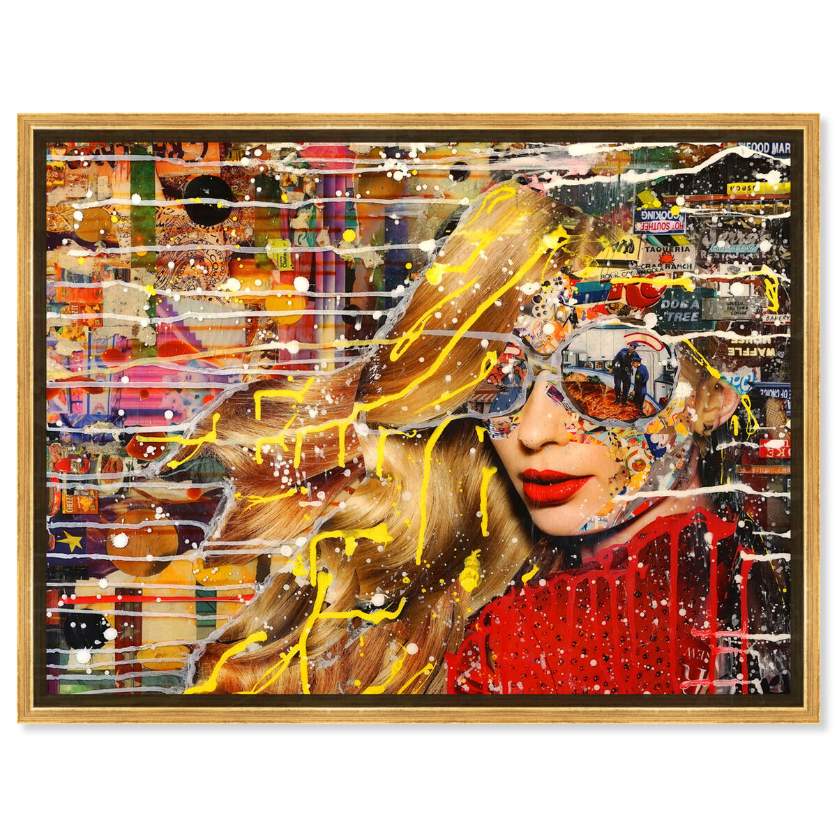54x36/Framed Canvas/PSGLD
