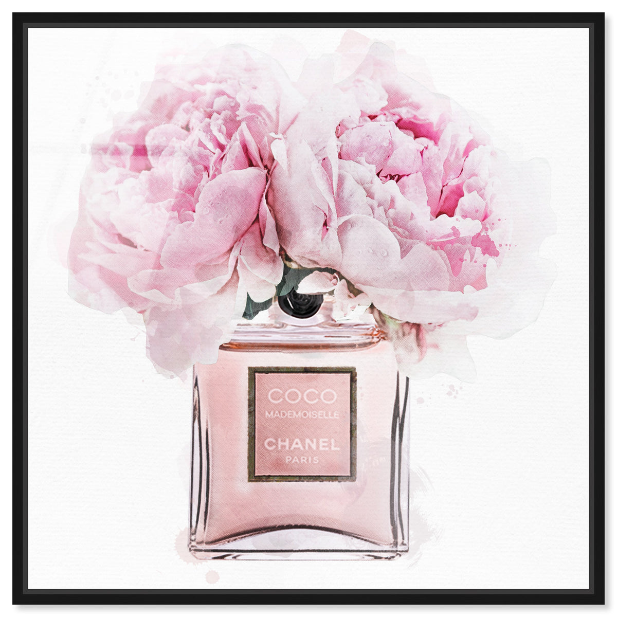 【再々値下げ】OliverGalパネル Couture Perfume Pink Dawn Morning Bouquet | Floral Wall Art | Oliver Gal