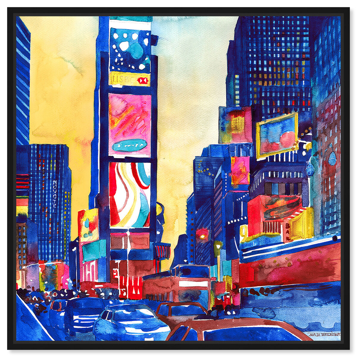 40x40/Framed Canvas/BFL