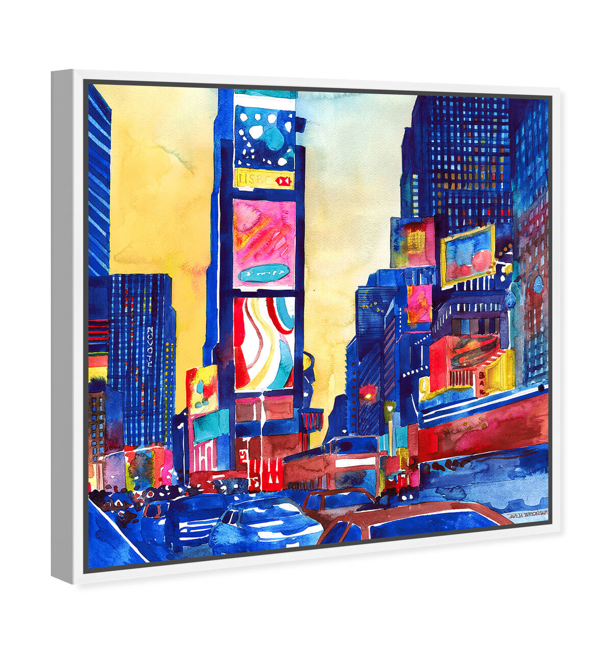 40x40/Framed Canvas/WFL