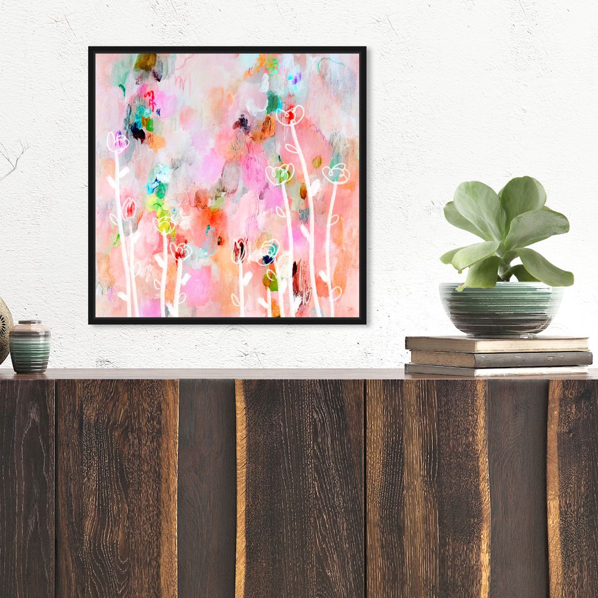 40x40/Framed Canvas/BFL