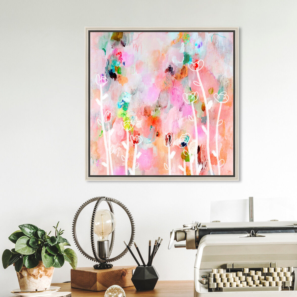 40x40/Framed Canvas/CFL