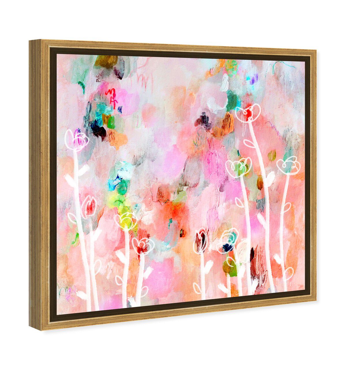 40x40/Framed Canvas/PSGLD