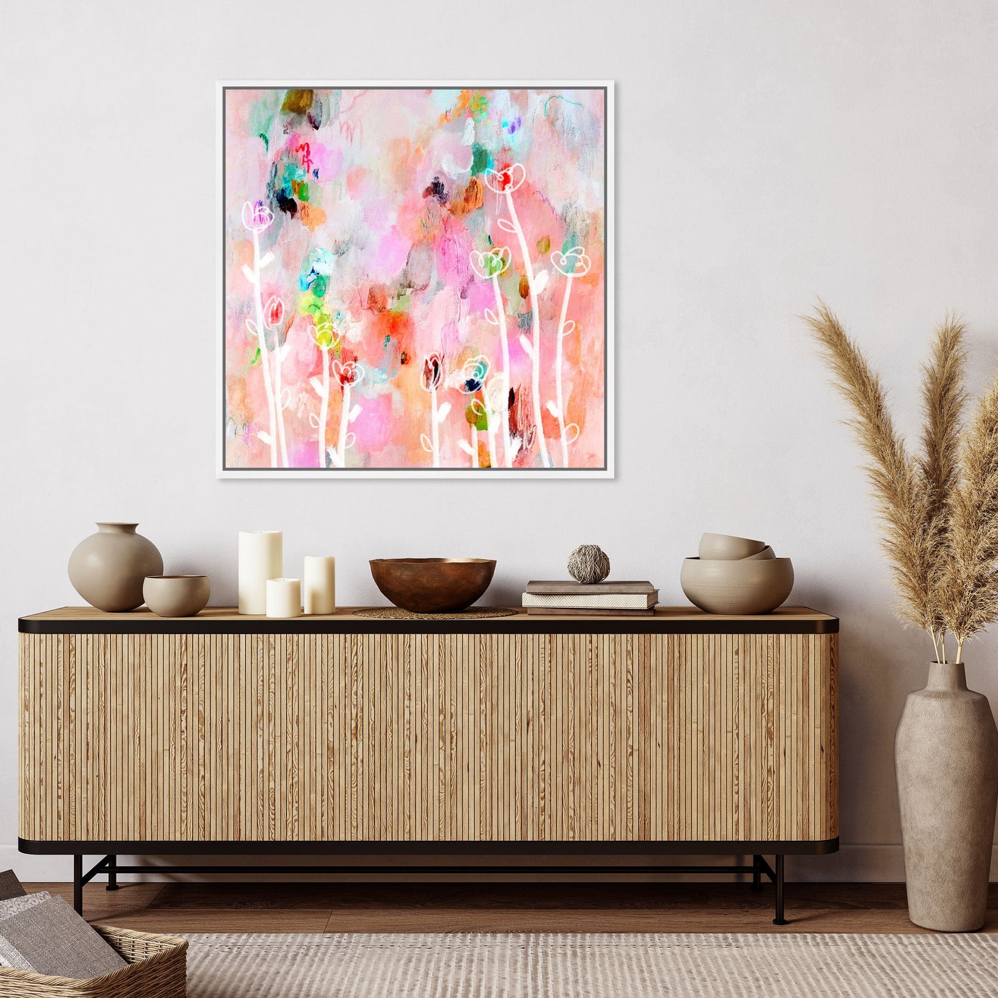 40x40/Framed Canvas/WFL
