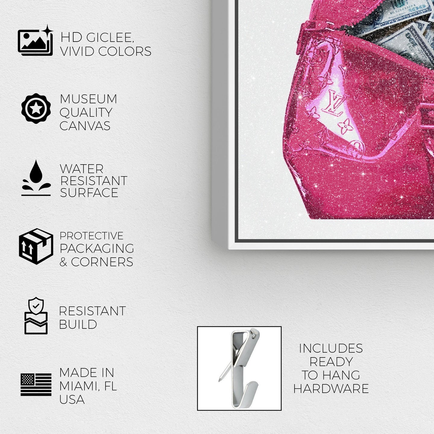 Money Talk Barbie - With hand-applied Shimmer diamond dust