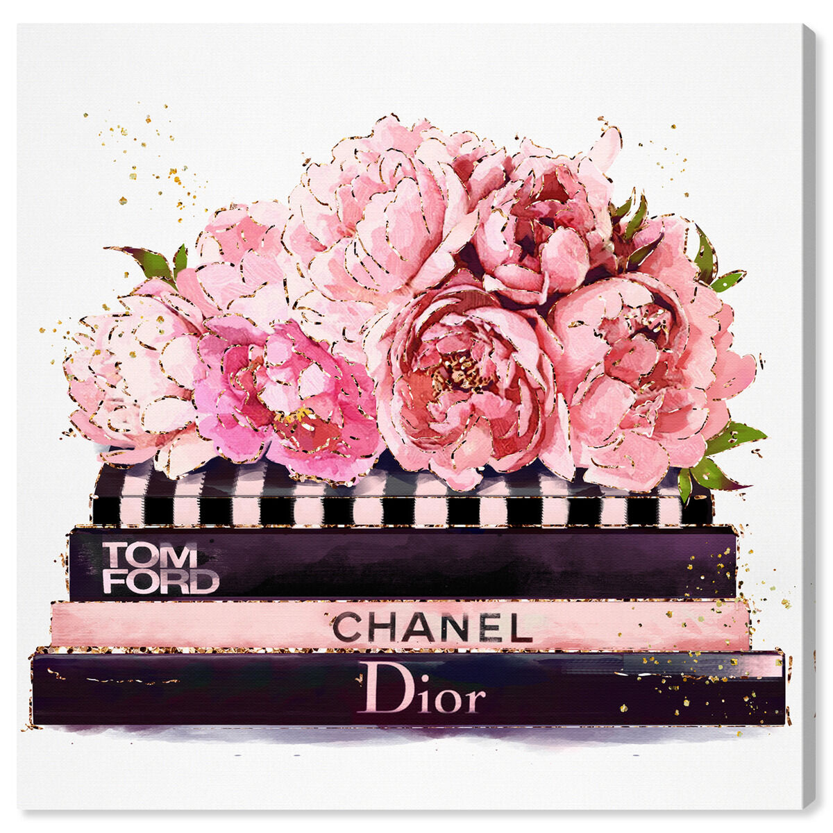 Oliver Gal, Modern Pop Art Chanel 5 Giclee on Canvas sold at