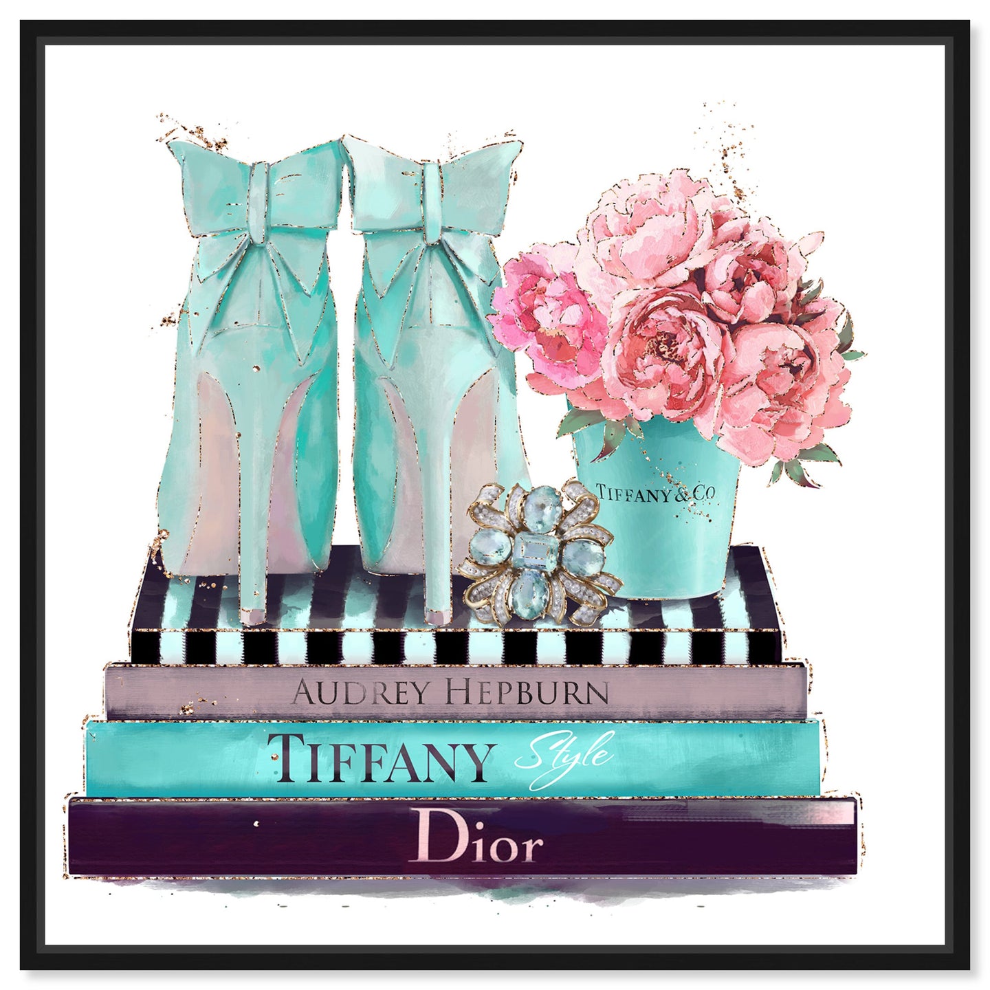 Modestly Aquamarine Display