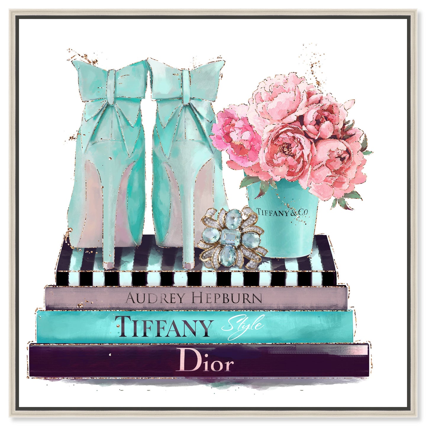 Modestly Aquamarine Display