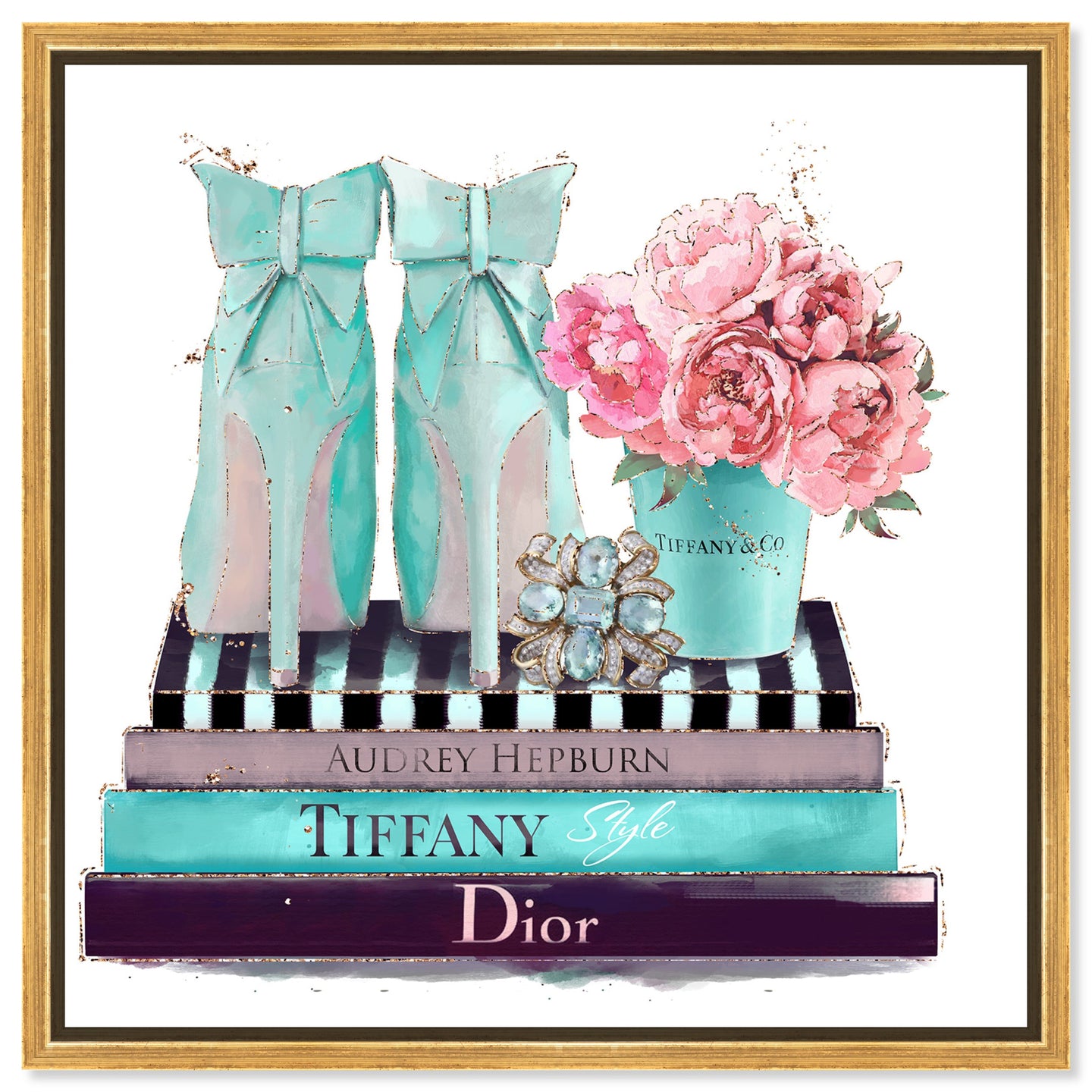 Modestly Aquamarine Display