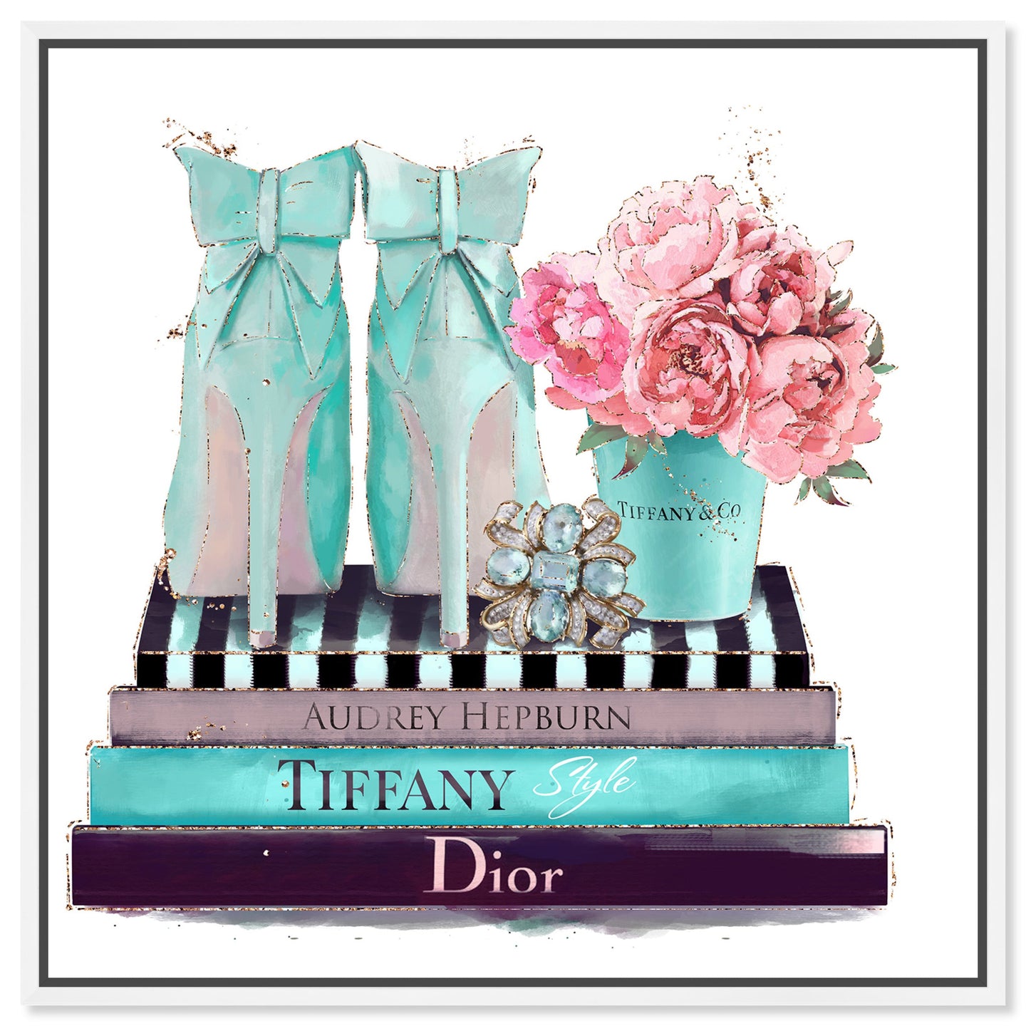 Modestly Aquamarine Display