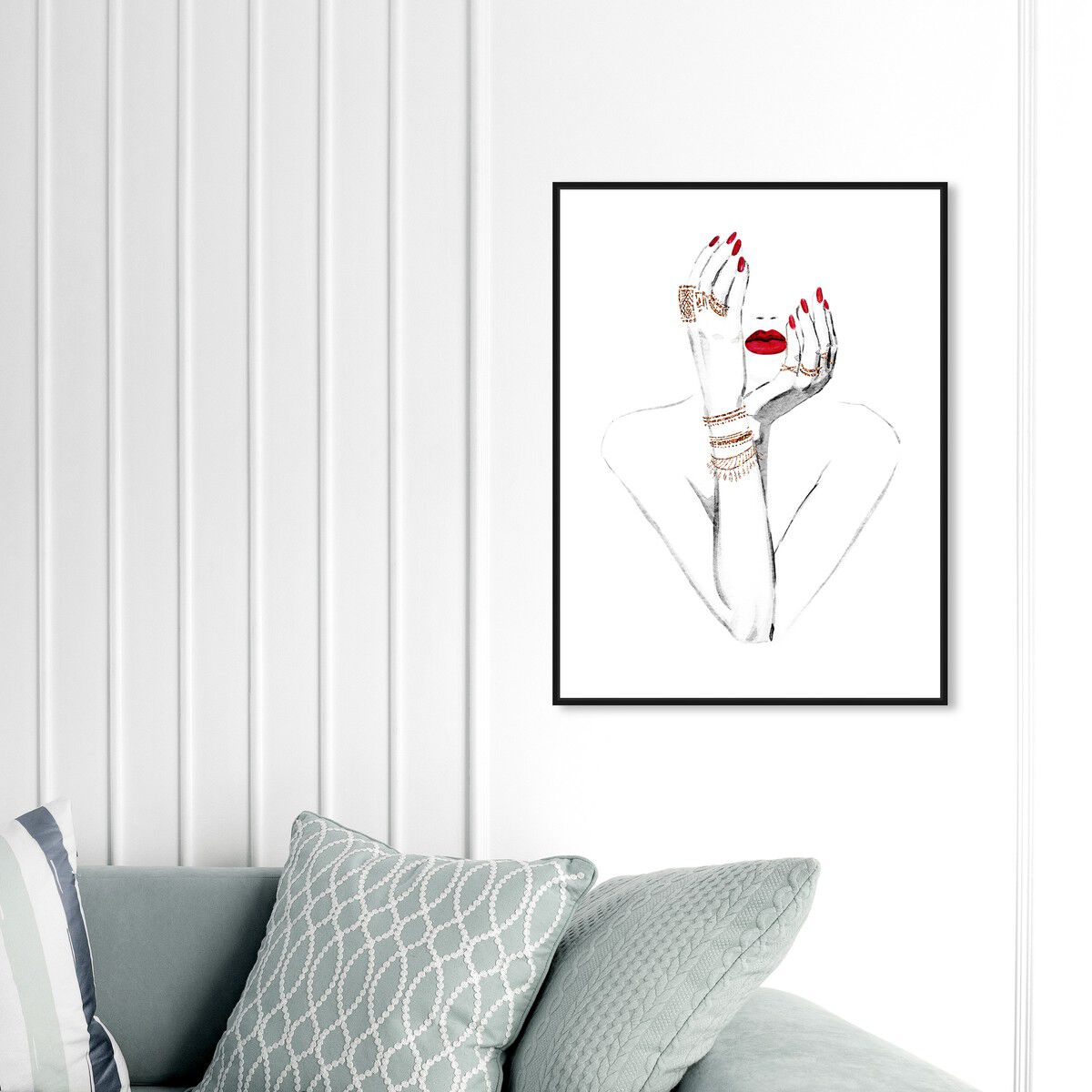 36x54/Framed Canvas/BFL