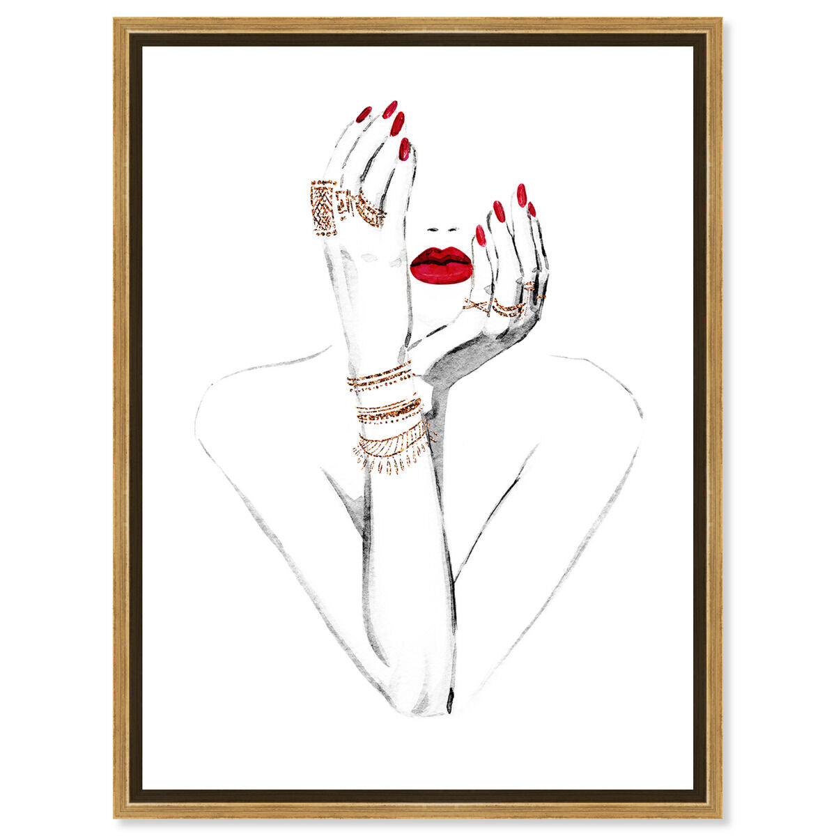36x54/Framed Canvas/PSGLD