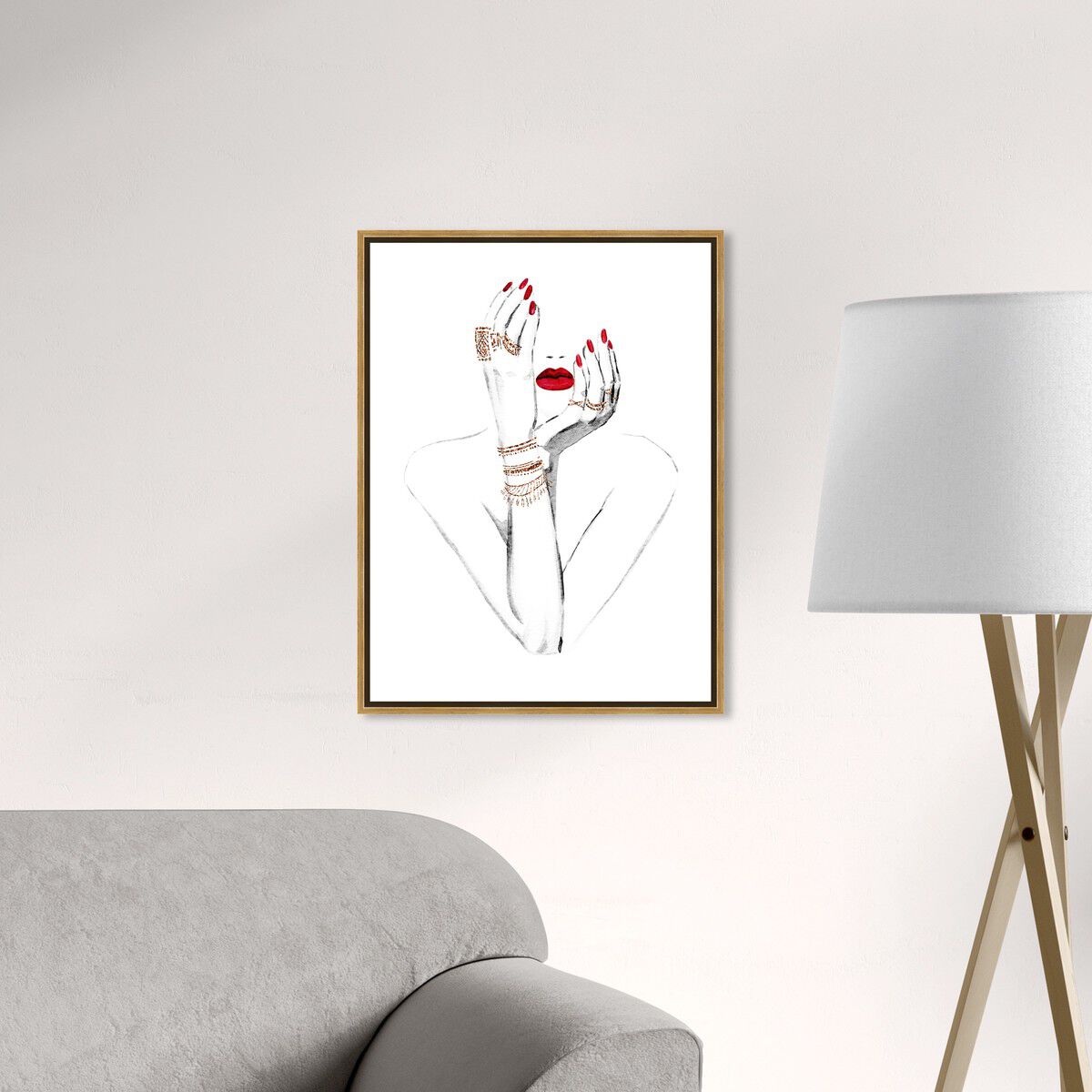 36x54/Framed Canvas/PSGLD