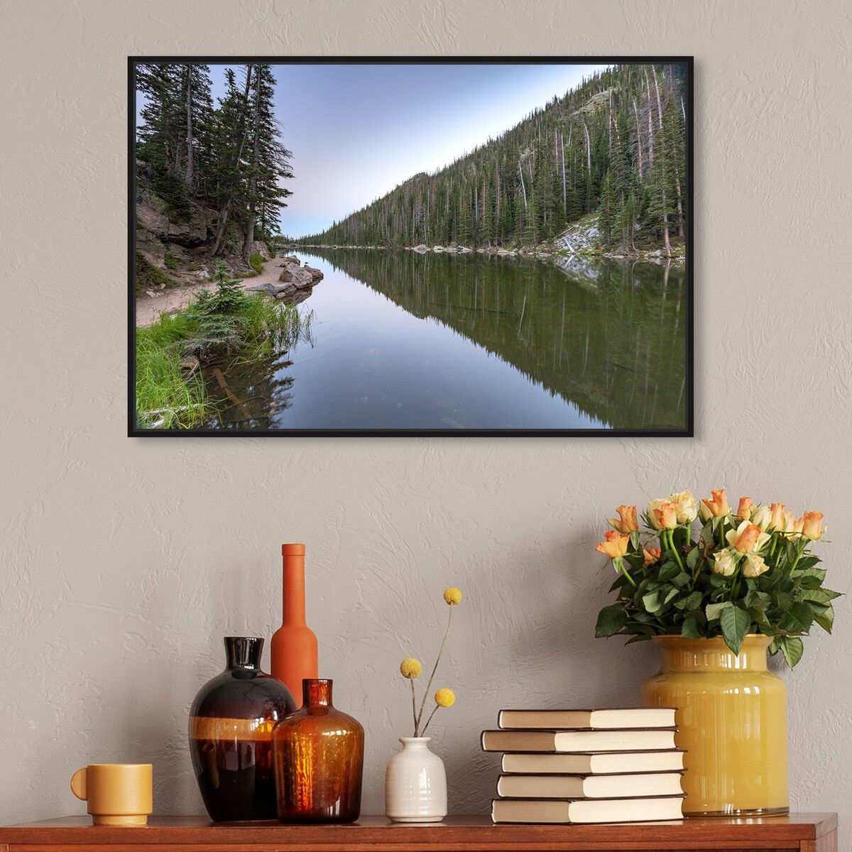 54x36/Framed Canvas/BFL