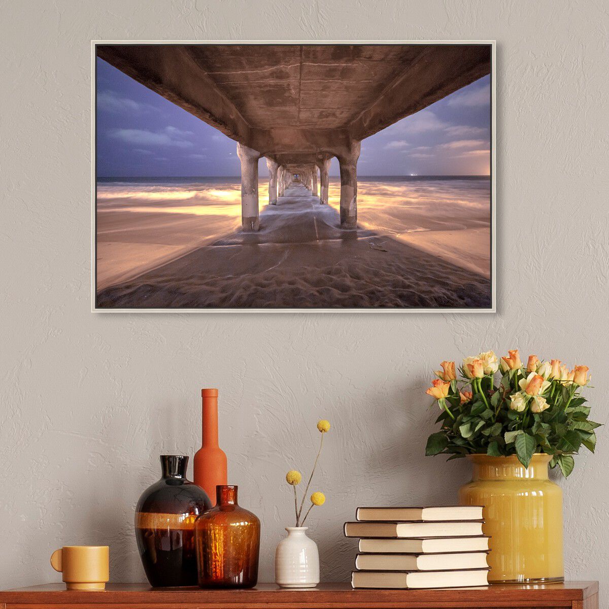 54x36/Framed Canvas/CFL