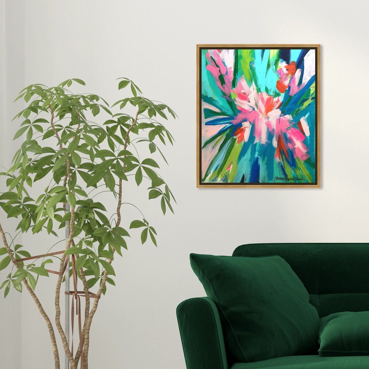 36x45/Framed Canvas/PSGLD