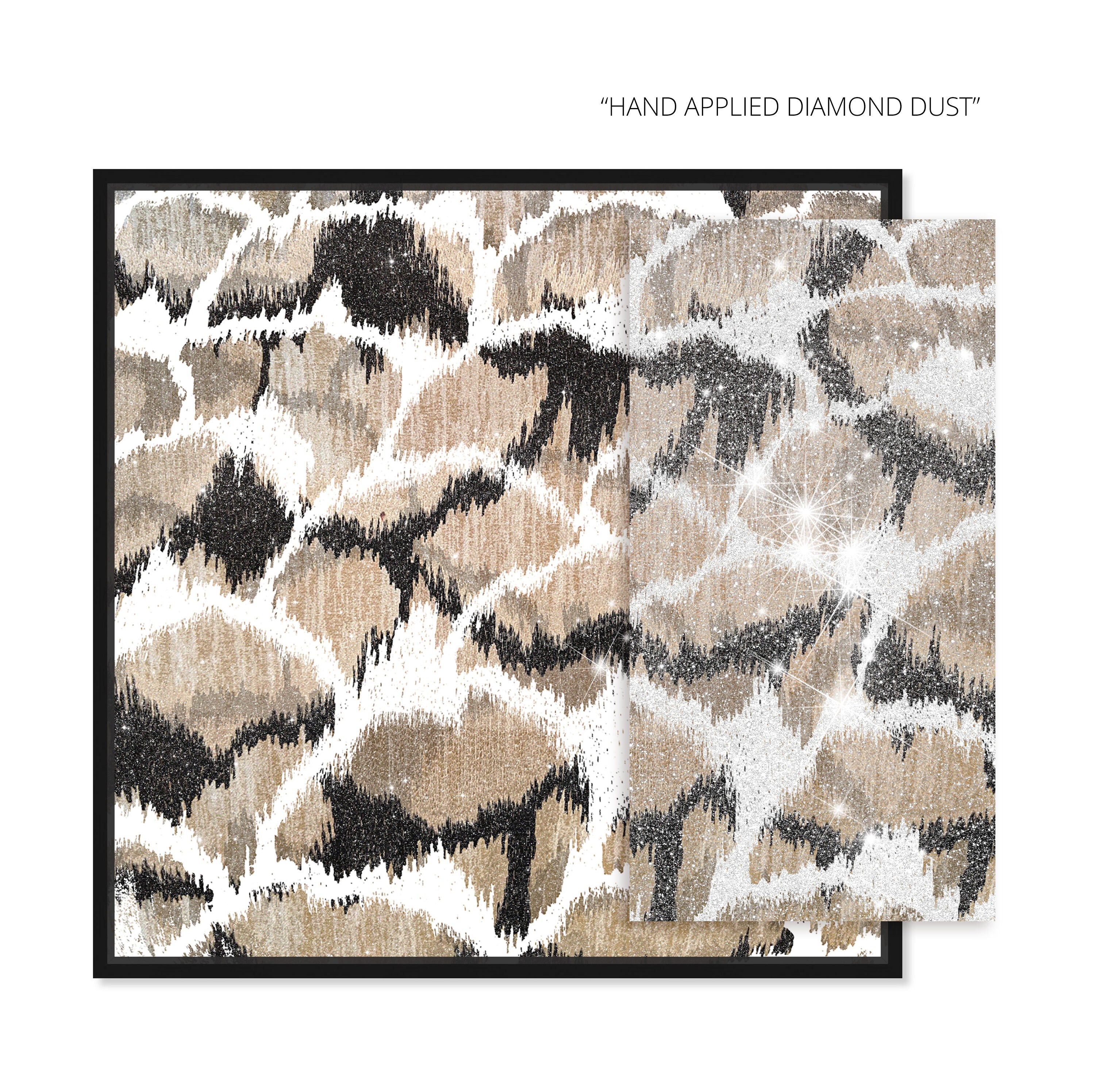 Marate: Diamond Dust™ | Wall Art Decor with Fine Diamond Dust