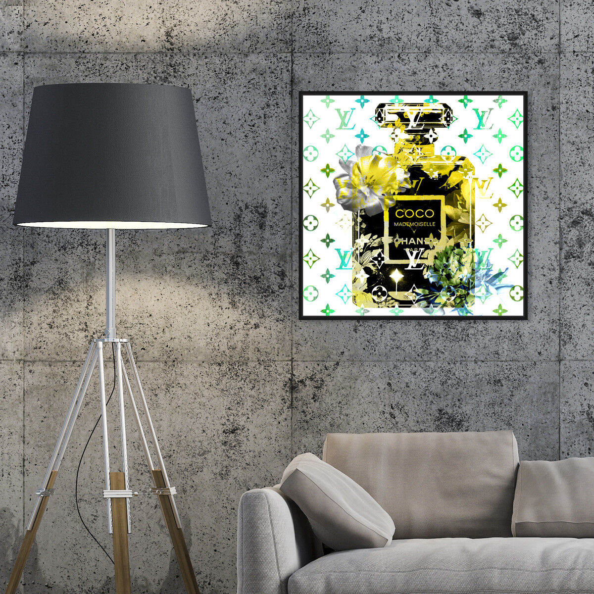 40x40/Framed Canvas/BFL