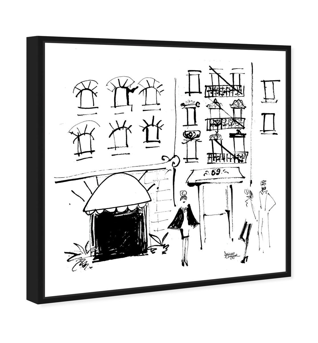 40x40/Framed Canvas/BFL