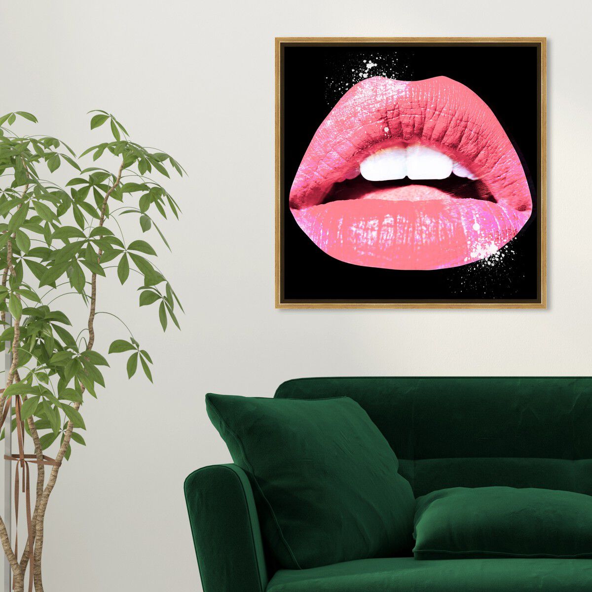 40x40/Framed Canvas/PSGLD