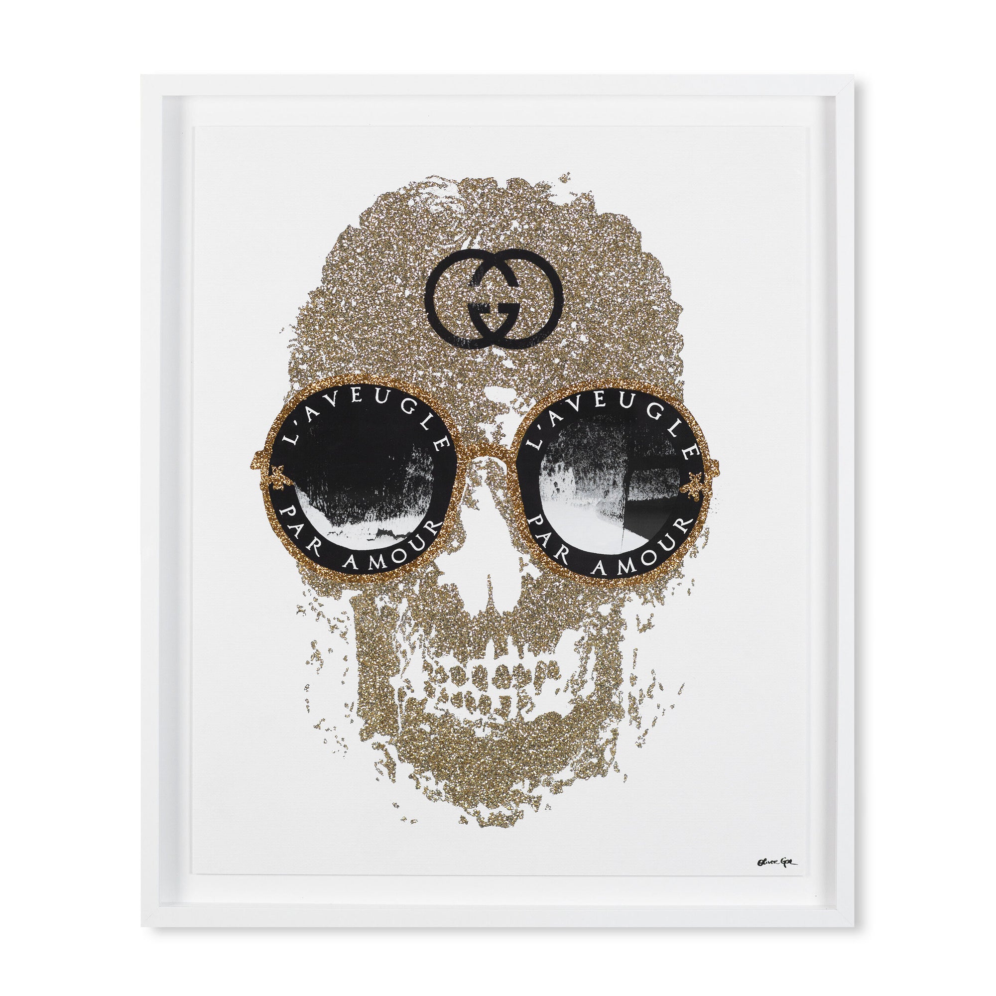 Razz-Dazz Shades Skull Gold