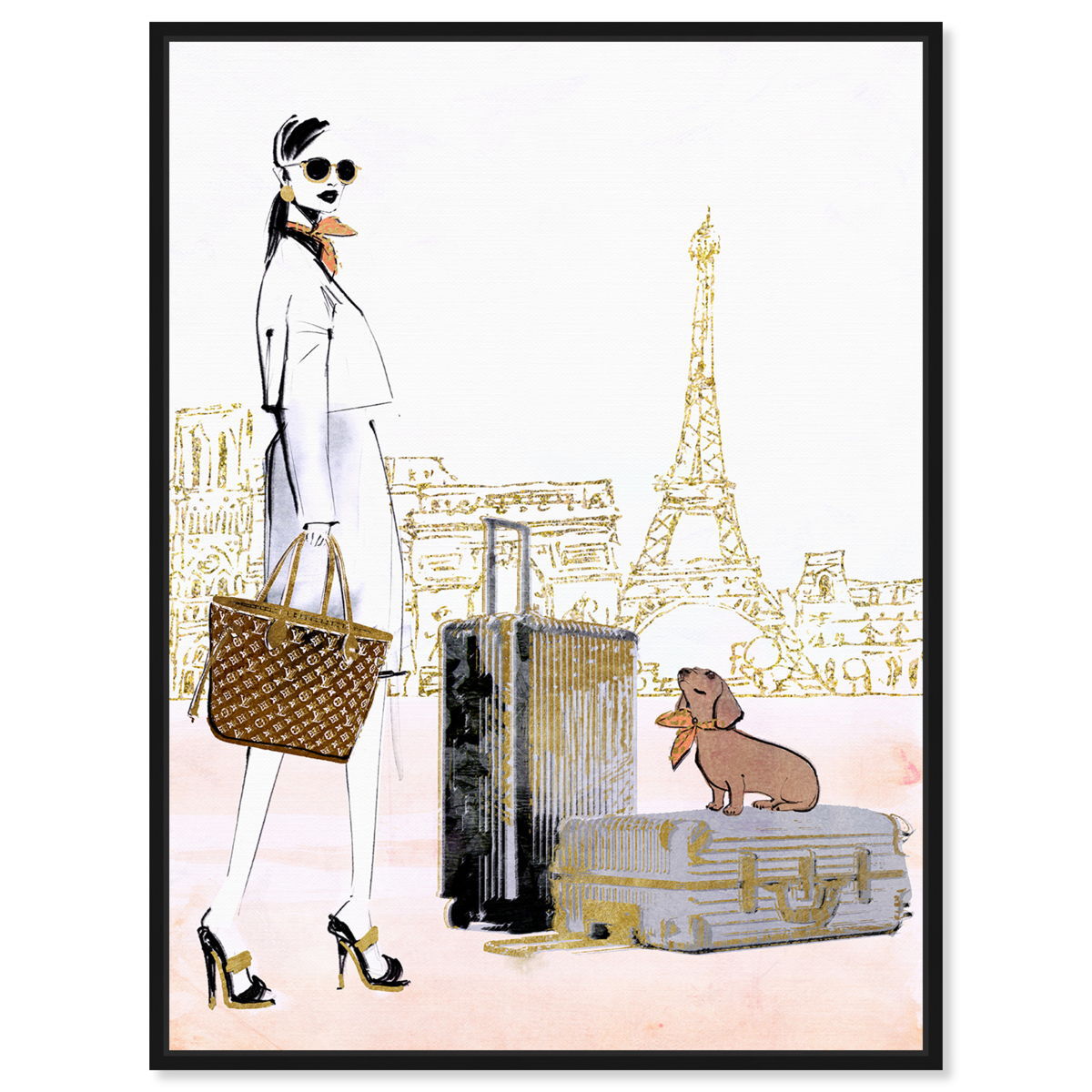 Globetrotter Companion | Wall Art by Oliver Gal