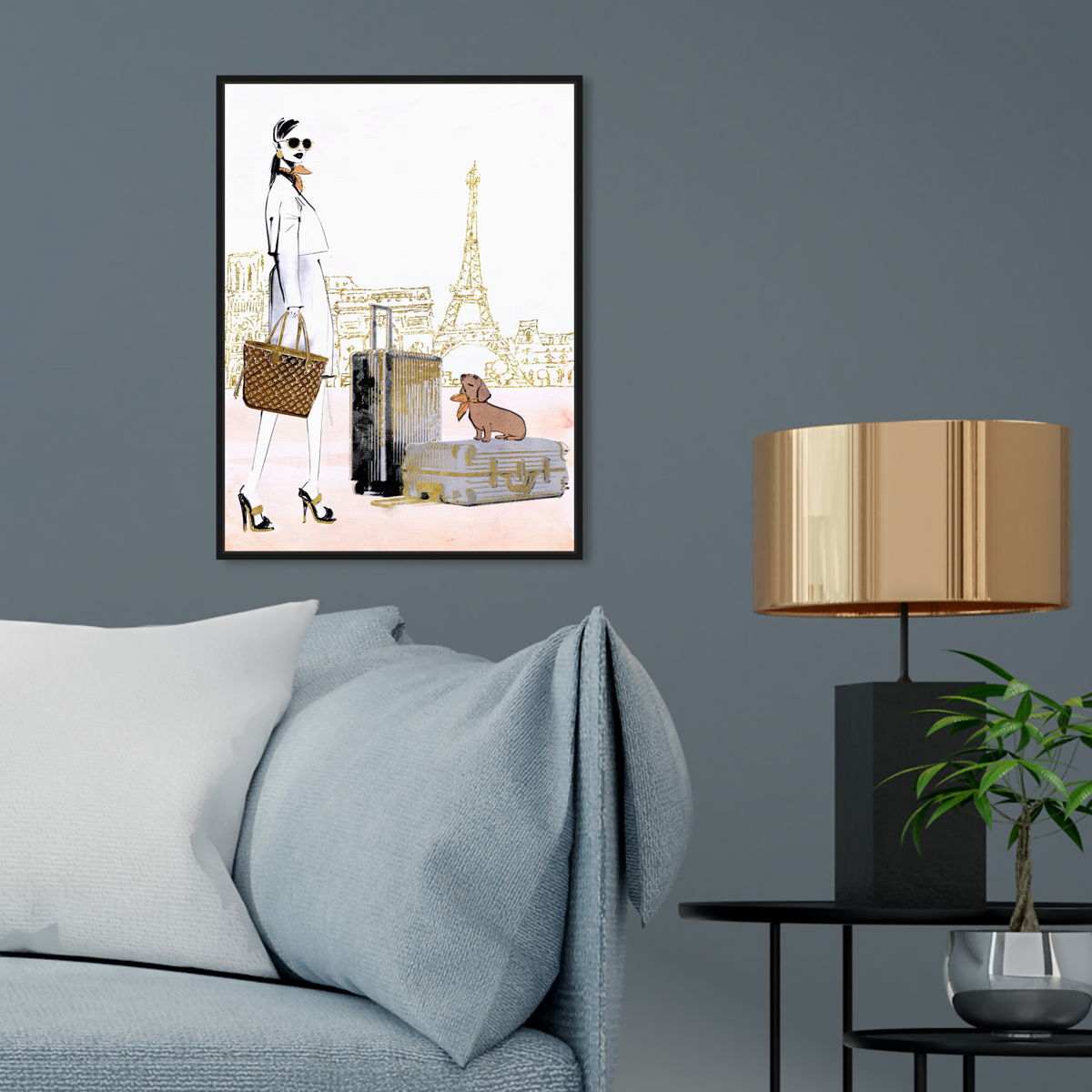 Globetrotter Companion | Wall Art by Oliver Gal