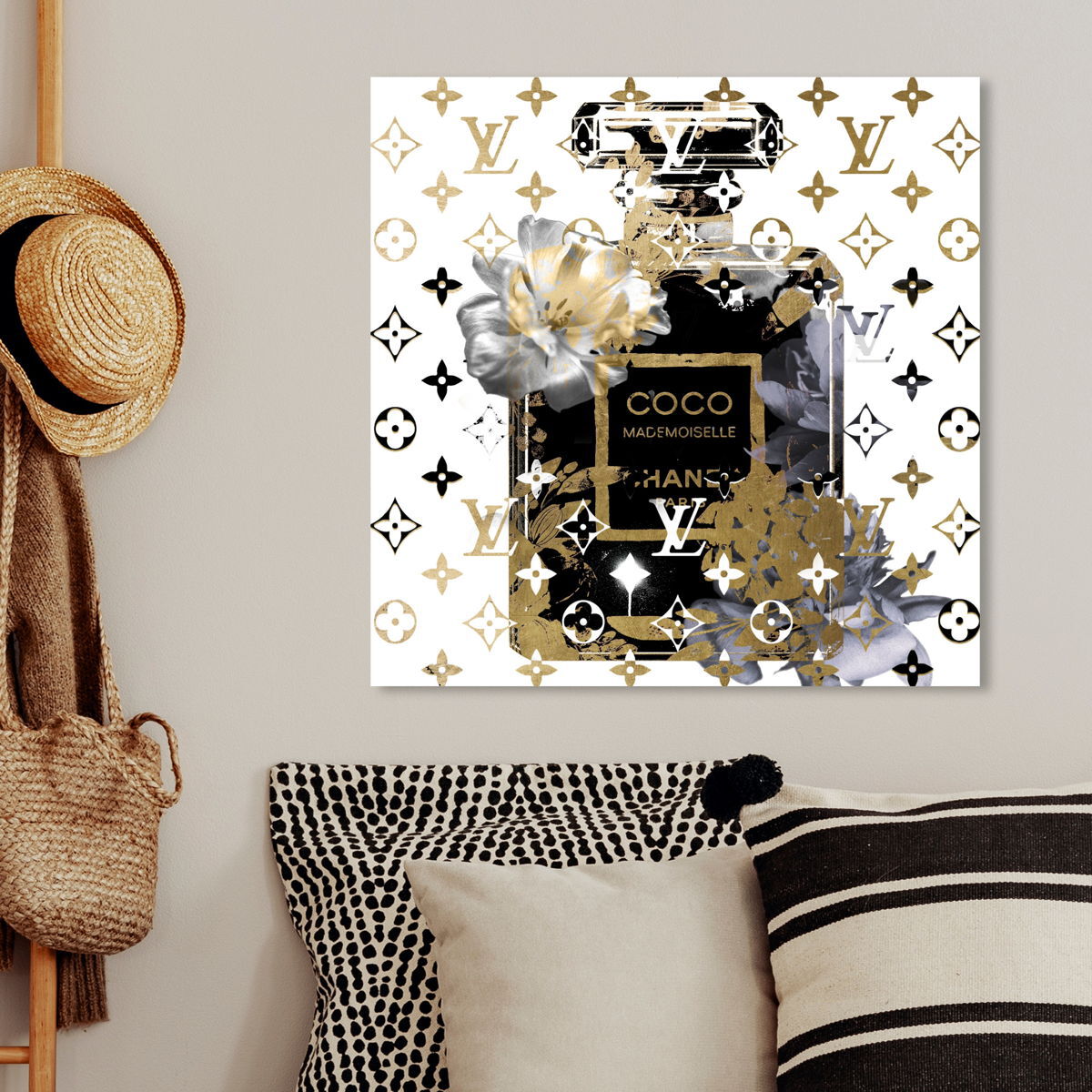 Coco Blinded Love Blue | Fashion Wall Art | Oliver Gal