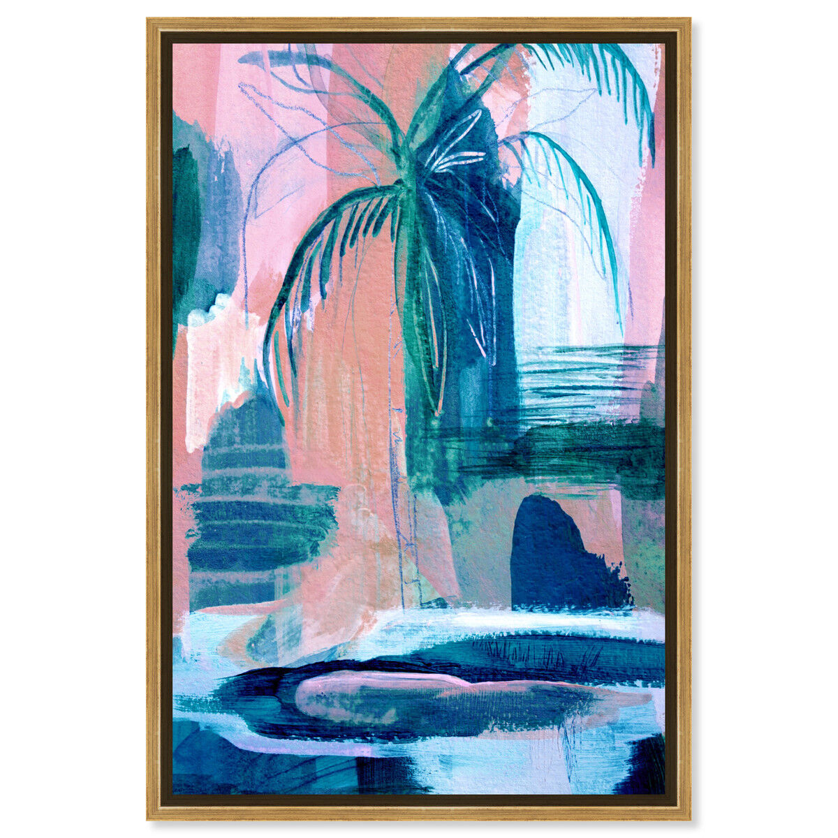 36x54/Framed Canvas/PSGLD