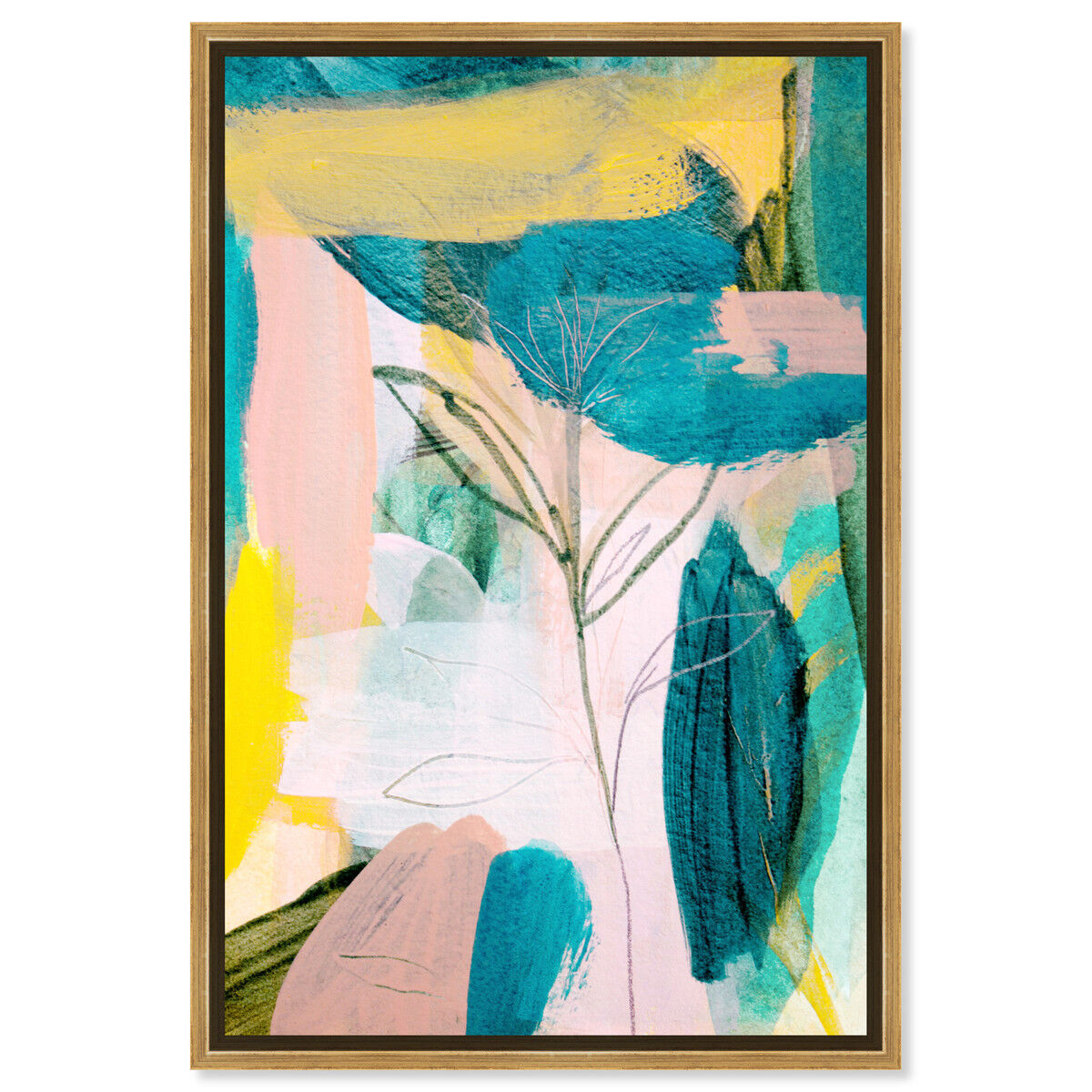 36x54/Framed Canvas/PSGLD