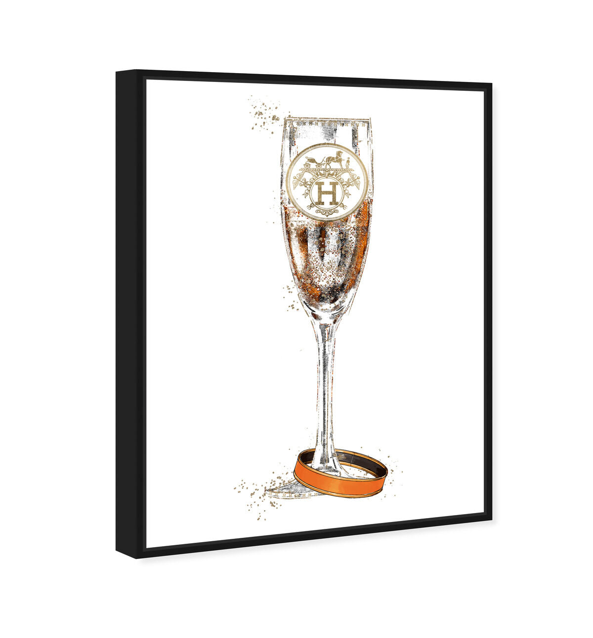 【新品】 オリバーガル FAUBOURG BUBBLY CHAMPAGNE Faubourg Bubbly Champagne | Fashion and Glam Wall Art by Oliver Gal