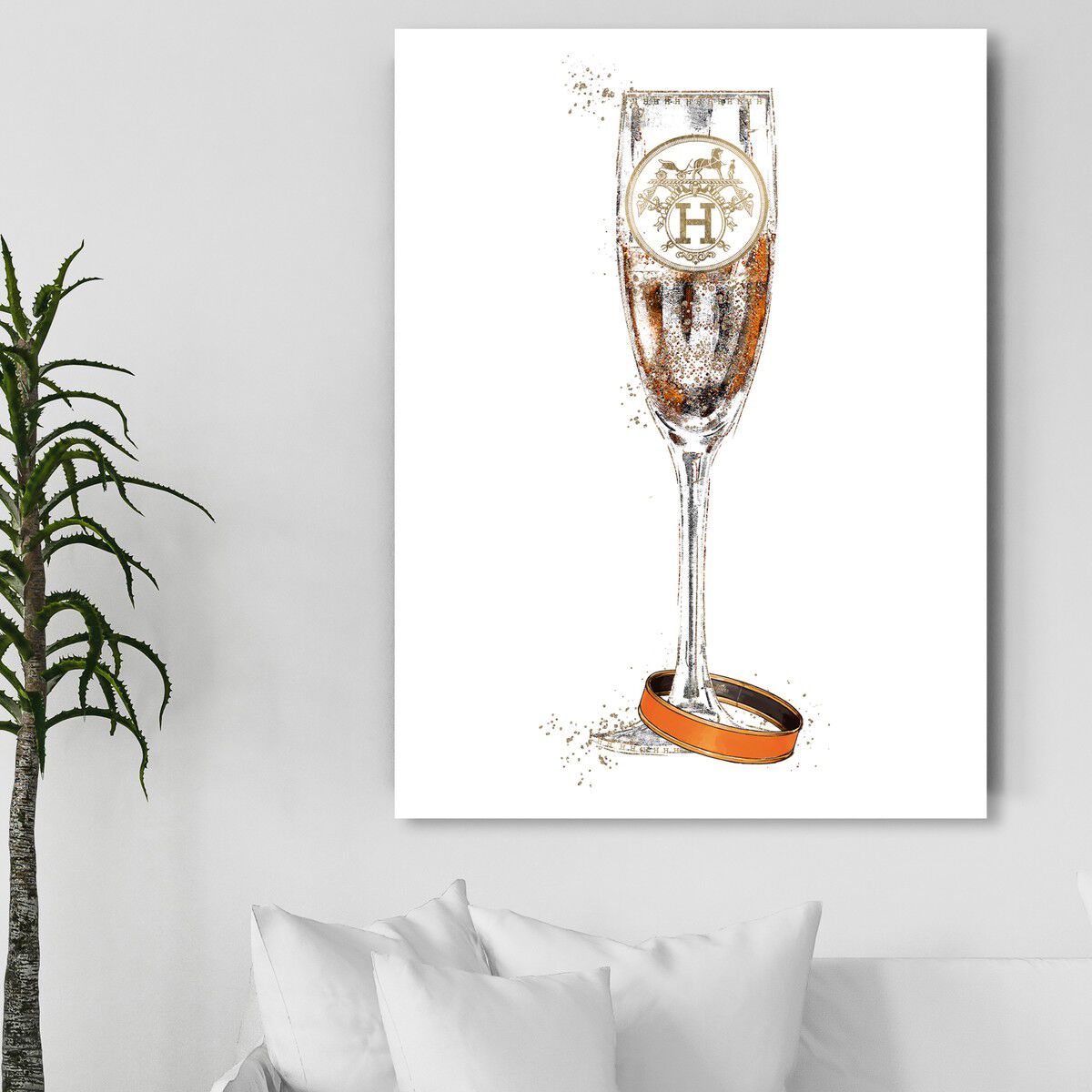 【新品】 オリバーガル FAUBOURG BUBBLY CHAMPAGNE Faubourg Bubbly Champagne | Fashion and Glam Wall Art by Oliver Gal